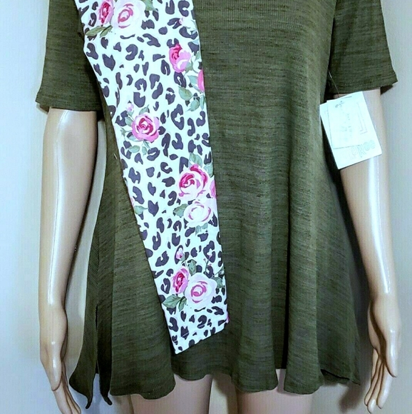 NWT SET LuLaRoe 2XS Perfect T & CP Tween Leopard Leggings - Picture 3 of 12